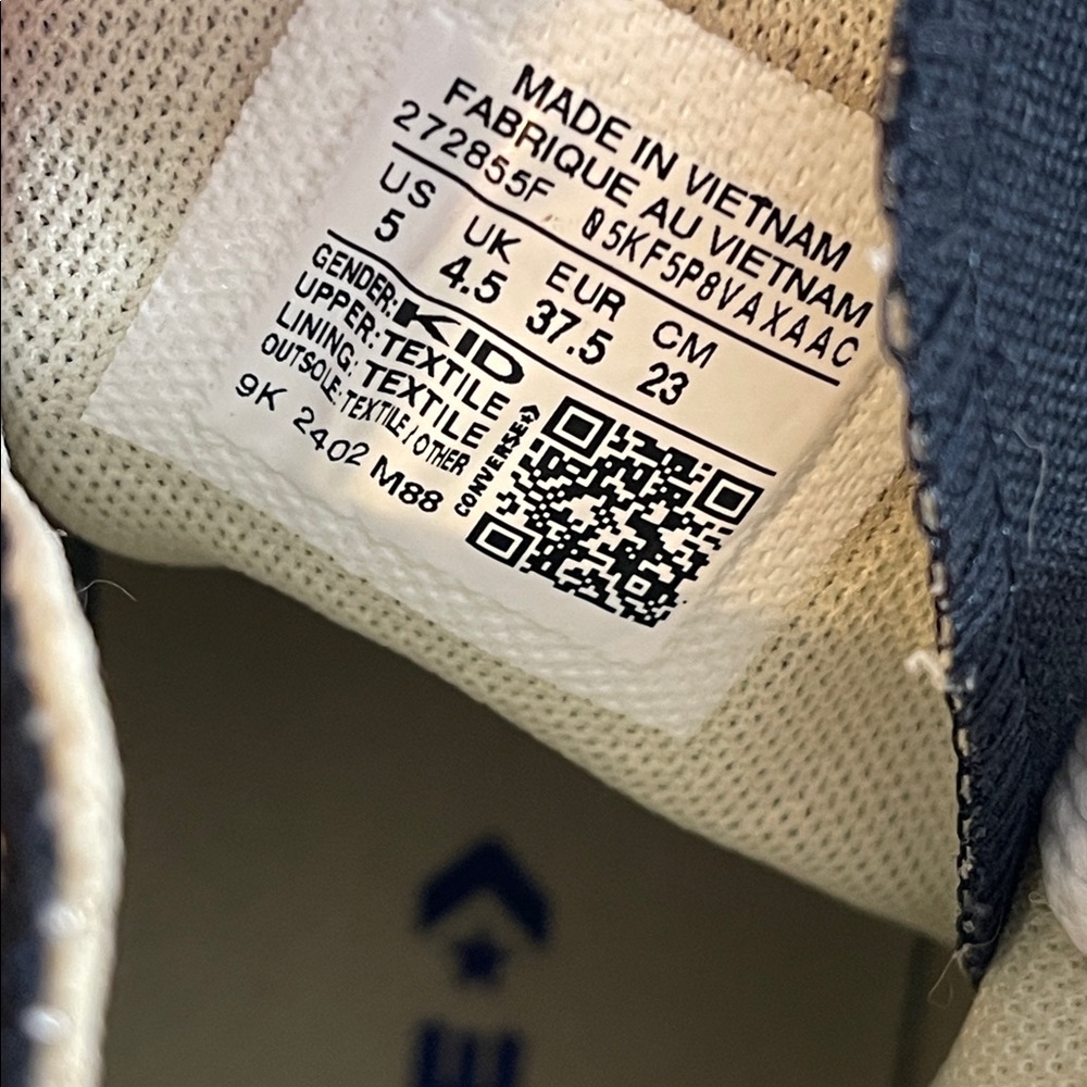 Converse Kids' Chuck Taylor All Star EVA Lift Shoes Black & White Size 5 - Picture 10 of 10